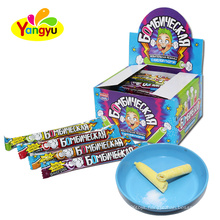 Strong Sour Powder Candy Filled with Stick Chewing Gum